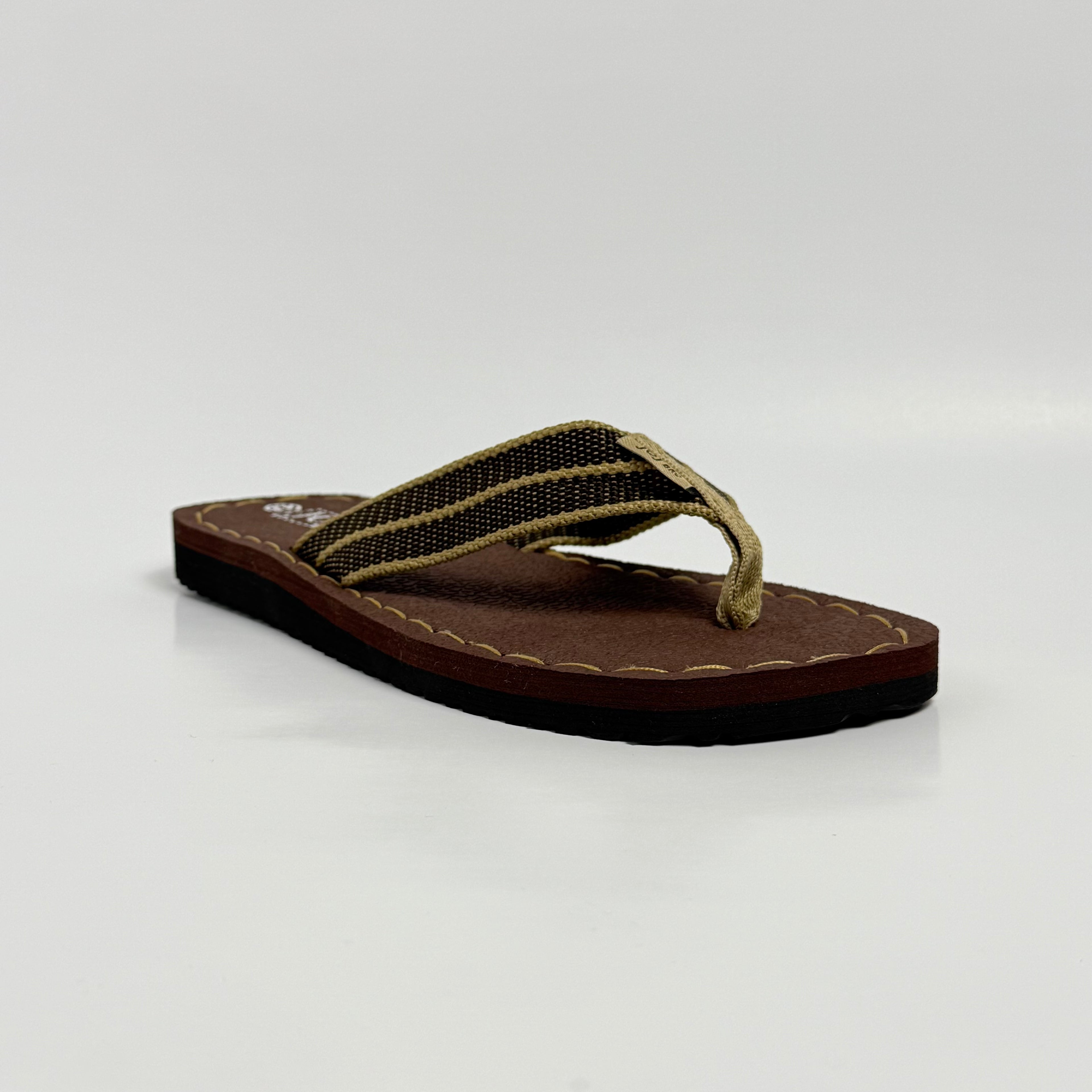 j201 Makly Striped Thong Sandal Flip Flop case of 30