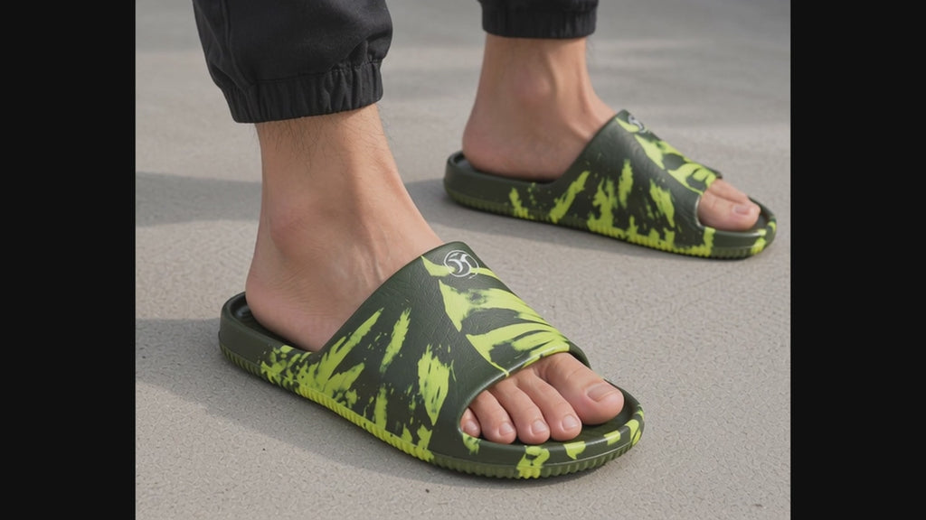 OPEN SIZING Soft Cushion Slip-On Sandals with Thick Sole | Lightweight, Waterproof
