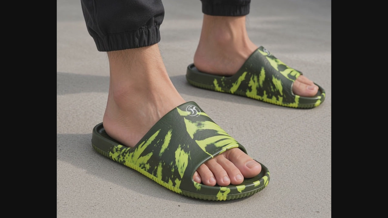 OPEN SIZING Soft Cushion Slip-On Sandals with Thick Sole | Lightweight, Waterproof
